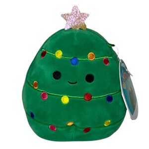 Squishmallows Carol the Christmas Tree 5” Mini Plush Rare Soft Toy KellyToy NWT